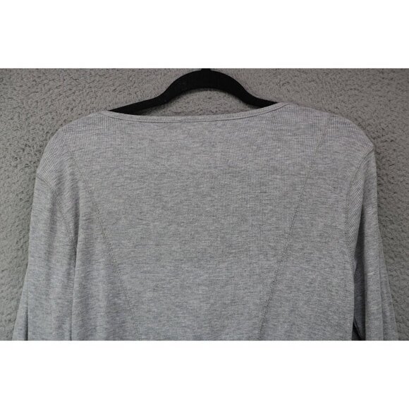 Umgee Long Sleeve Waffle Knit Lace-UpTunic Top-Size Small-Boho - Picture 10 of 10